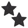 Pinch - Nipple Sticker Sparkle Star - Zwart