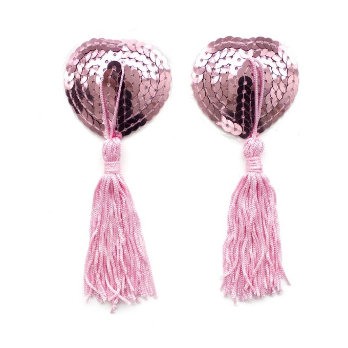 Pinch - Burlesque Shining Heart Pink - Roze 1 Pinch - Burlesque Shining Heart Pink - Roze