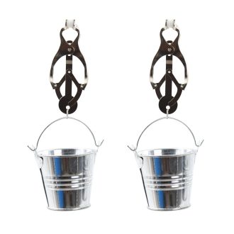 Pinch Tepelklemmen Cloverclamps met emmertje grijs 987101365