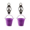 Pinch Tepelklemmen Cloverclamps met emmertje paars 987101367