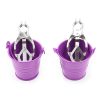 Pinch Tepelklemmen Cloverclamps met emmertje paars 987101367 8