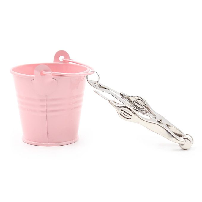 Pinch Tepelklemmen Cloverclamps met emmertje roze 987101366 6