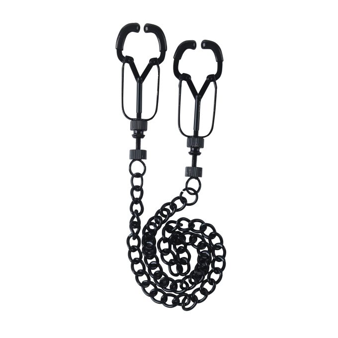 Pinch Tepelklemmen   Pinces de Q. Noir   bauhaus   Verstelbaar   Ketting  Zwart (4)