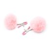 Pinch Tepelklemmen Verstelbare tepelklem met fluffy bol roze 987101359 4