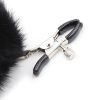 Pinch Tepelklemmen Verstelbare tepelklem met fluffy bol zwart 987101357 3
