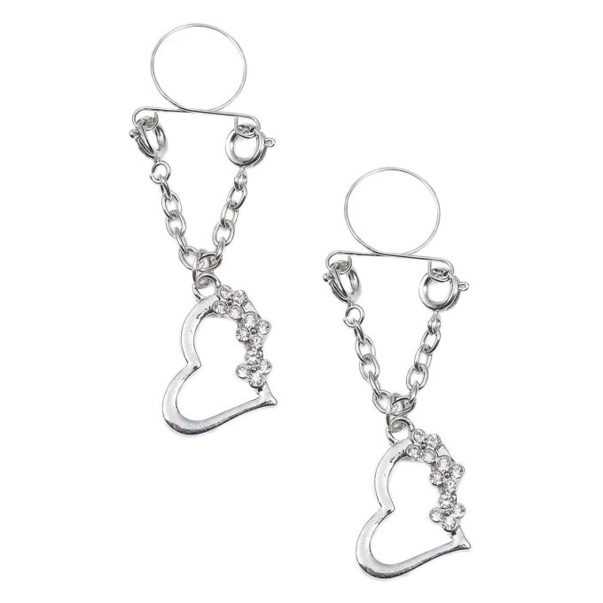 Pinch indiscrets nip Jewel tepelhanger Hart met steentjes doorzichtig 987101530 1 Pinch indiscrets nip Jewel tepelhanger Hart met steentjes doorzichtig 987101530 1