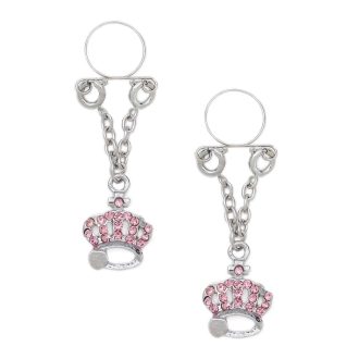 Pinch indiscrets nip Jewel tepelhanger Kroon roze 1