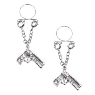 Pinch indiscrets nip Jewel tepelhanger Pistool met stenen 987101532