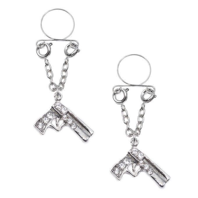 Pinch indiscrets nip Jewel tepelhanger Pistool met stenen 987101532 Pinch indiscrets nip Jewel tepelhanger Pistool met stenen 987101532