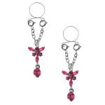 Pinch indiscrets nip Jewel tepelhanger Roze fantasiebloem 987101526