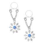 Pinch indiscrets nip Jewel tepelhanger Ster blauw met doorzichtige steentjes 987101522