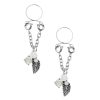 Pinch indiscrets nip Jewel tepelhanger Witte roos zilverkleurige blaadjes tepeljuweel 987101529 1 Pinch indiscrets nip Jewel tepelhanger Witte roos zilverkleurige blaadjes tepeljuweel 987101529 1