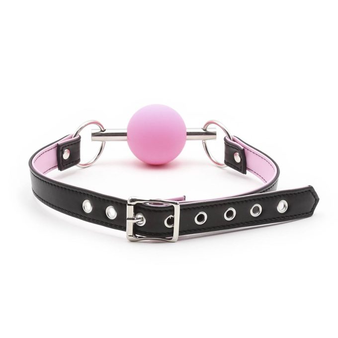 Banoch Ballgag Pink Luxe Siliconen Roze 987101639 4