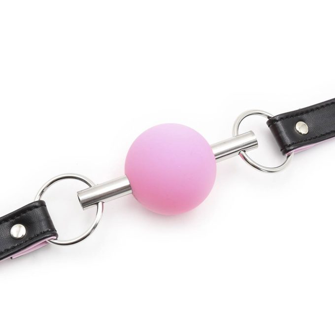 Banoch Ballgag Pink Luxe Siliconen Roze 987101639 5