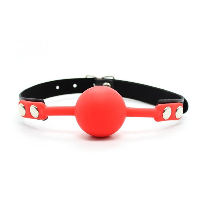 Banoch Ballgag siliconen met verstelbare band Rood Bal ∅ 4 cm 987101583 4