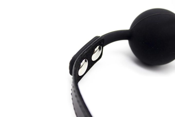 Banoch Ballgag siliconen met verstelbare band Zwart Bal ∅ 4 cm 987101582 3 1