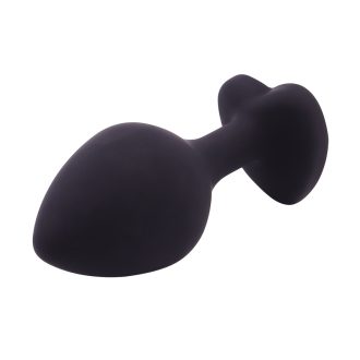 Banoch Buttplug Coeur Noir Rose Medium siliconen Hart Diamant Steen Roze 987101613 2