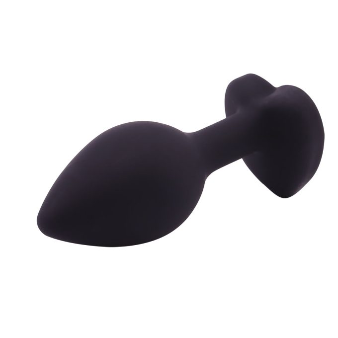 Banoch Buttplug Coeur Noir Rose Small siliconen Hart Diamant Steen Roze 98710612 3