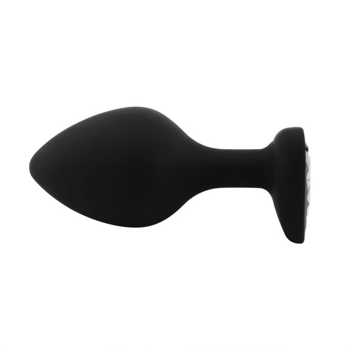 Banoch Buttplug Coeur Noir Rouge Medium siliconen Hart Diamant Steen Rood 987101610 2