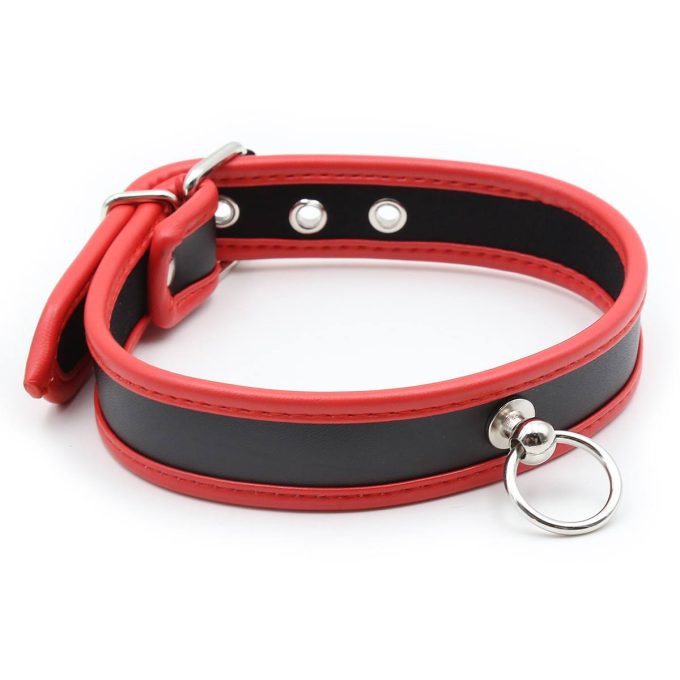 Banoch Collar of O Red Rood pu leer halsband bdsm 987101636 2 Banoch Collar of O Red Rood pu leer halsband bdsm 987101636 2