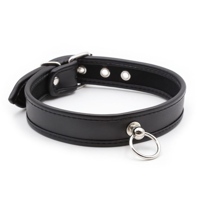 Banoch Collar of O black Zwart Pu Leer halsband bdsm 987101635 2