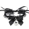 Banoch Lace collar bell halsband kant met zilveren bel 987101698