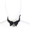 Banoch Lace collar bell halsband kant met zilveren bel 987101698 4