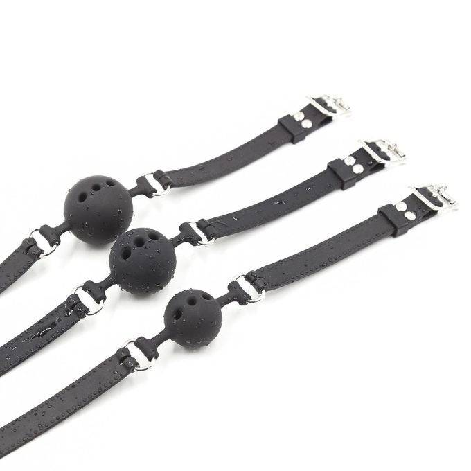 Banoch ballgag siliconen small zwart Ø 35 cm 1