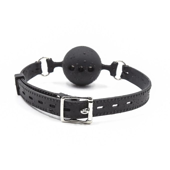 Banoch ballgag siliconen small zwart Ø 35 cm 4 1