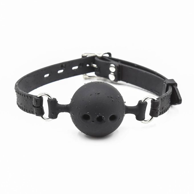 Banoch ballgag siliconen small zwart Ø 35 cm 987101339