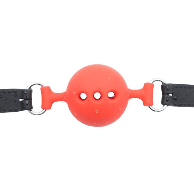 Banoch – ballgag siliconen small – rood Ø 35 cm 987101344 3