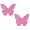 Pinch Nipple Sticker Butterfly Pink Diamond Vlinder Roze
