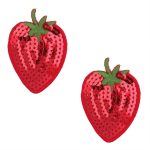 Pinch Nipple Sticker Shining Strawberry Tepel Plakker Aardbei Rood 987101590