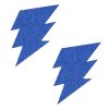 Pinch Nipple Sticker Sparkle Lightning Blue Tepel Plakker Bliksem Blauw 987101602