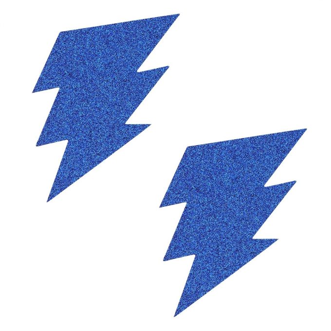 Pinch Nipple Sticker Sparkle Lightning Blue Tepel Plakker Bliksem Blauw 987101602