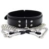 Banoch Collar Clamps Tough Black zwarte halsband met tepelklemmen 987101682