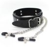 Banoch Collar Clamps Tough Black zwarte halsband met tepelklemmen 987101682 2