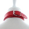 Banoch Collar Clamps Warning Red rode halsband met tepelklemmen 987101684 3