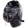 Banoch Depraved Stopper Black Zwart masker van pu Leer 1 Banoch Depraved Stopper Black Zwart masker van pu Leer 1