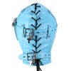 Banoch Depraved Stopper Blue Blauw masker van pu Leer 987101718 4 Banoch Depraved Stopper Blue Blauw masker van pu Leer 987101718 4
