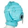 Banoch Depraved Stopper Blue bondagemasker van blauw pu Leer 987101718 2 Banoch Depraved Stopper Blue bondagemasker van blauw pu Leer 987101718 2