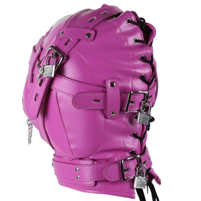 Banoch Depraved Stopper Pink Roze masker van pu Leer 987101717 5 Banoch Depraved Stopper Pink Roze masker van pu Leer 987101717 5
