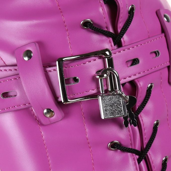 Banoch Depraved Stopper Pink Roze masker van pu Leer 987101717 6 Banoch Depraved Stopper Pink Roze masker van pu Leer 987101717 6