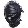 Banoch Foraminis Hood Black Zwart masker van PU Leer 987101711 3