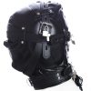 Banoch Foraminis Hood Black Zwart masker van PU Leer 987101711 4
