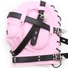 Banoch Foraminis Hood Pink Black RozeZwart masker van PU Leer 987101713 7 Banoch Foraminis Hood Pink Black RozeZwart masker van PU Leer 987101713 7