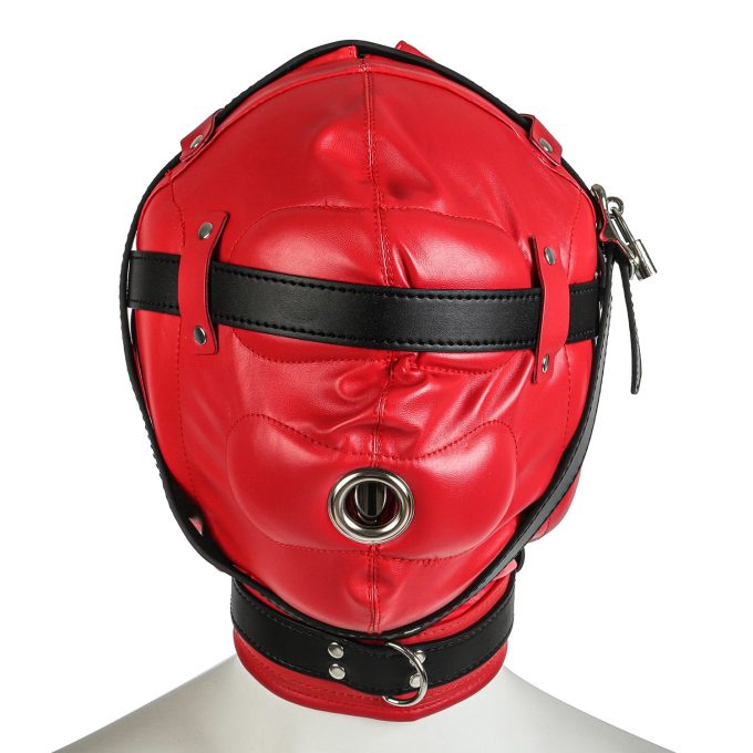 Banoch Foraminis rood met zwart bondagemasker 987101712 1