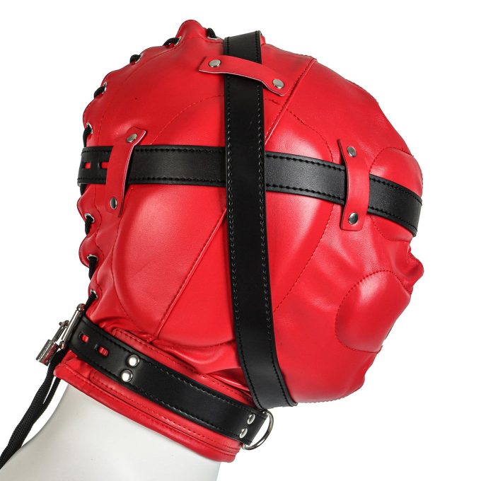 Banoch Foraminis rood met zwart bondagemasker 987101712 3