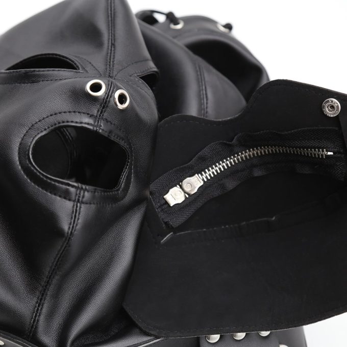 Banoch Gimp1 Black zwart pu masker 987101709 8 Banoch Gimp1 Black zwart pu masker 987101709 8