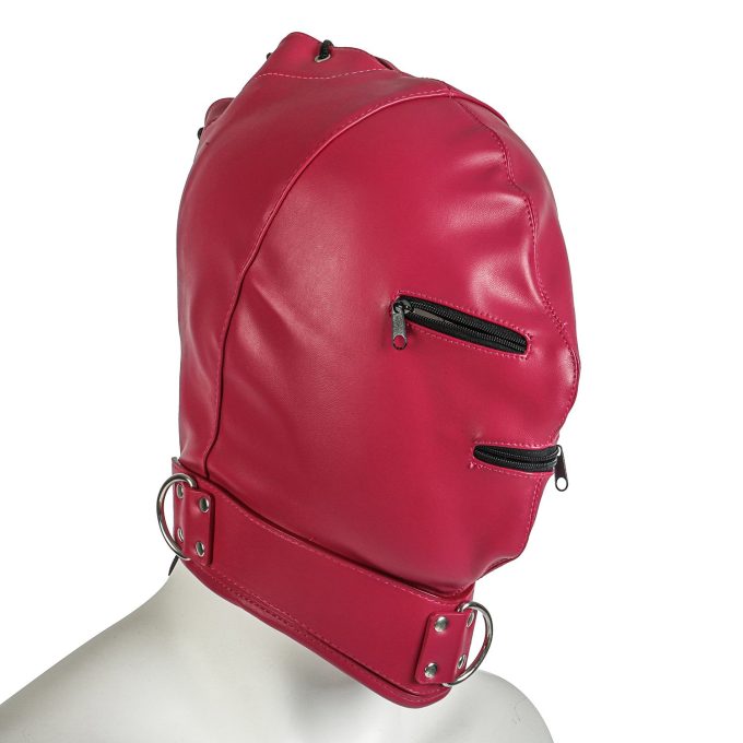 Banoch Gimp2 Pink Roze bondage Masker van pu leer 987101715 2 Banoch Gimp2 Pink Roze bondage Masker van pu leer 987101715 2